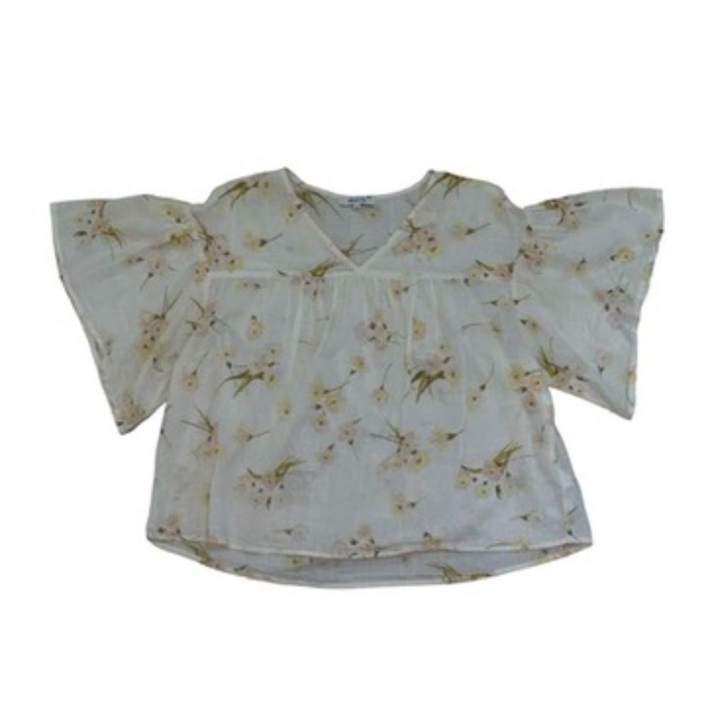 Madewell Rhyme Flutter Sleeve Top